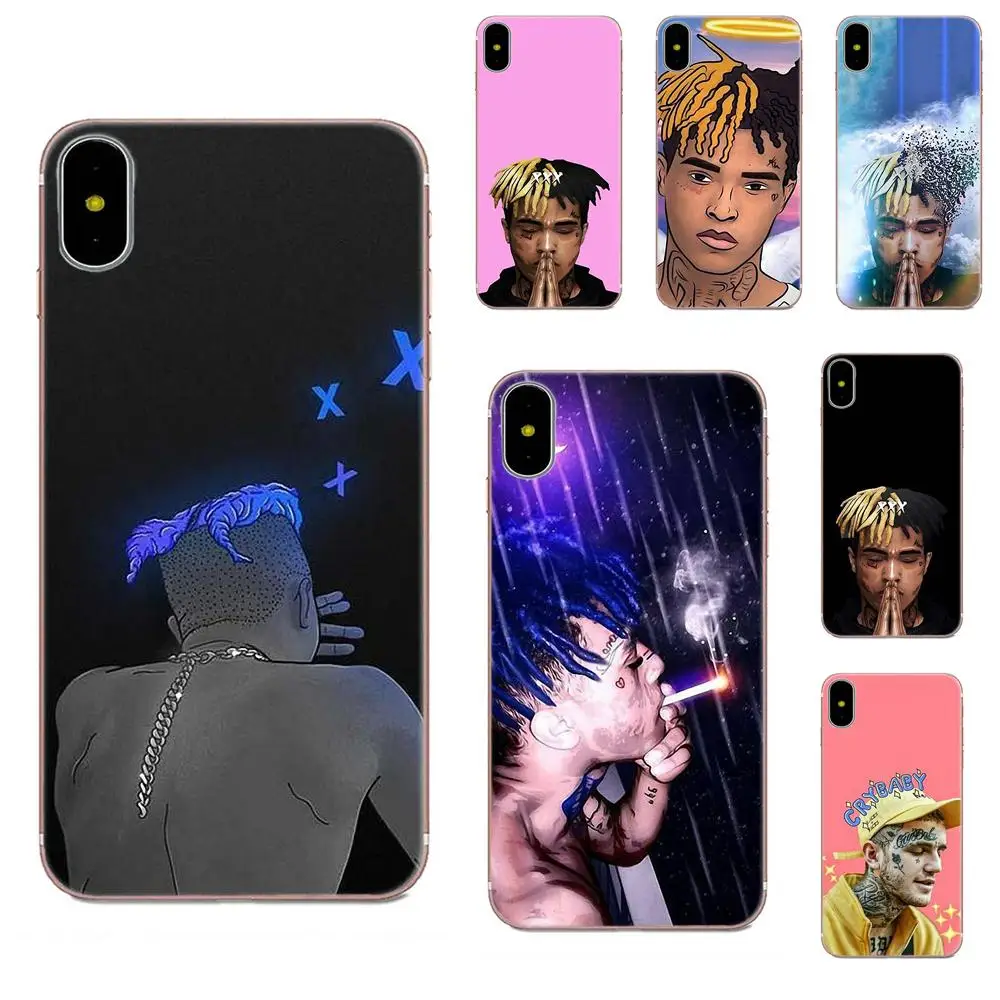 Для samsung Galaxy Note 5 8 9 S3 S4 S5 S6 S7 S8 S9 S10 mini Edge Plus Lite TPU чехол XXXTENTACION|Чехлы-накладки| |