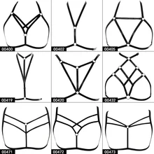 Бюстгальтер на бретельках, топ, клетка, пояс для груди, сексуальное нижнее белье размера плюс, пентаграмма, Harajuku, готический, эластичный, мягкий, бондаж, фестивальный рейв