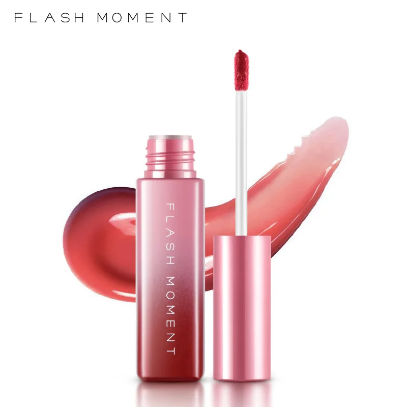 

FlashMoment Mirror 3D Lip Glaze Moisturizing Non-stick Lipgloss Makeup Waterproof Long Lasting Lip Tint Lipstick Sexy Cosmetics