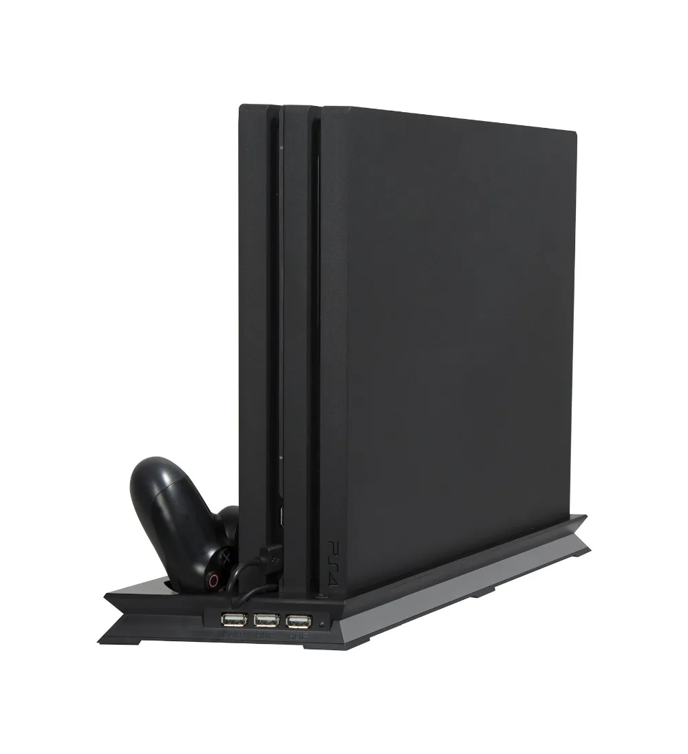

Charging Dock For PS4 PRO Heat Sink Base Cooling Fan Vertical Charger Stand Dual Controller for Play station 4 Pro Accessories