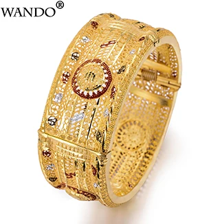 Wando, большие, Роскошные, открытые браслеты и браслеты для женщин/девушек, Дубай, Франция, свадебные браслеты, браслет, средние ювелирные изделия в восточном стиле, подарок