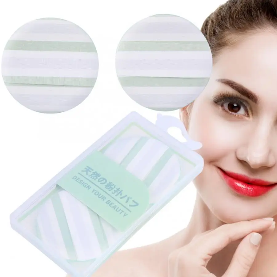 2 шт. косметическая пудра воздушная подушка основа BB крем Губка пуховка круглая классическая форма сухое влажное использование пуф для макияжа косметическая кисточка