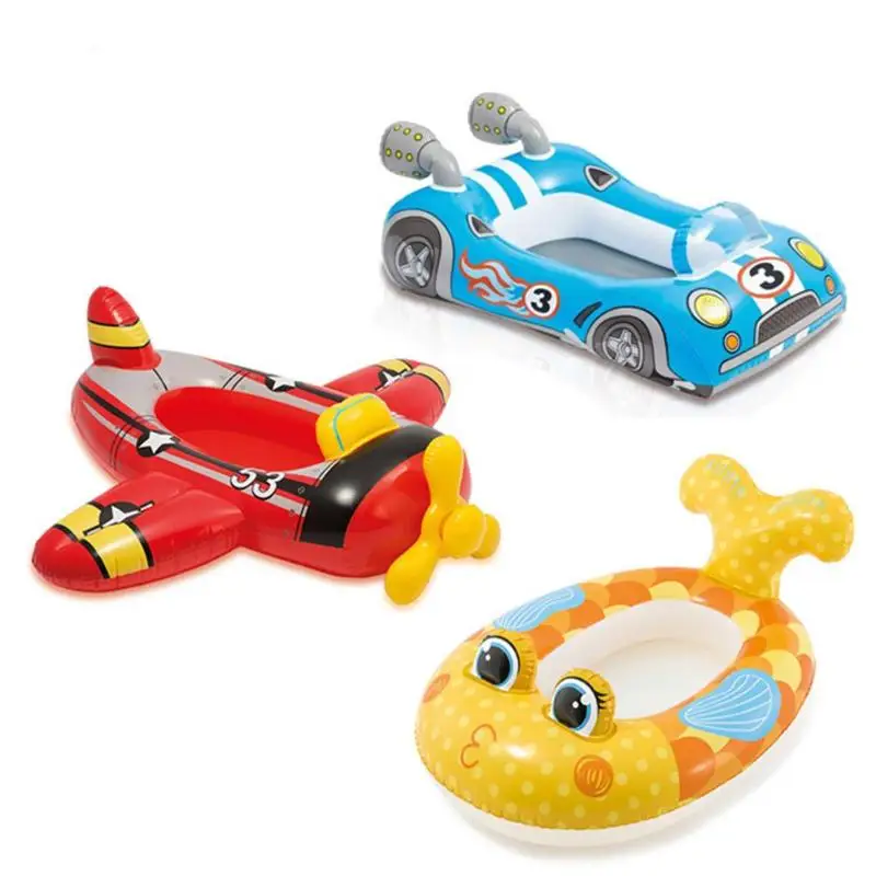Детские летние бассейн сиденья детский плавательный кольцо детский бассейн сиденье лодка тренера помощи воды игрушечная лодка