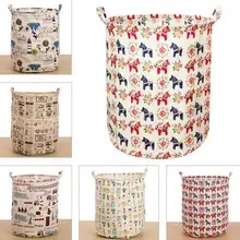 Новая Большая емкость для грязного белья мультфильм цветы одежда домашнее хранилище Корзина Одежда баррель сумка хранение детских игрушек корзина для белья