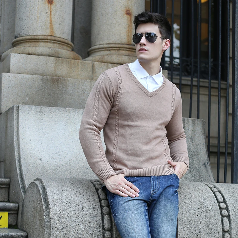 V Neck 2015 MULS Pullovers Gaastra Men Fashion Sweater