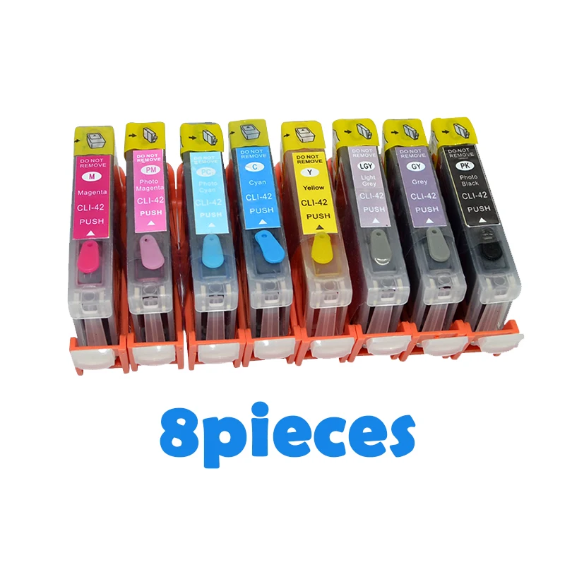 8 шт. картриджи для принтера canon CLI42 CLI 42 см PIXMA Pro 100 100S|ink cartridge|ink cartridge for canoncartridge |