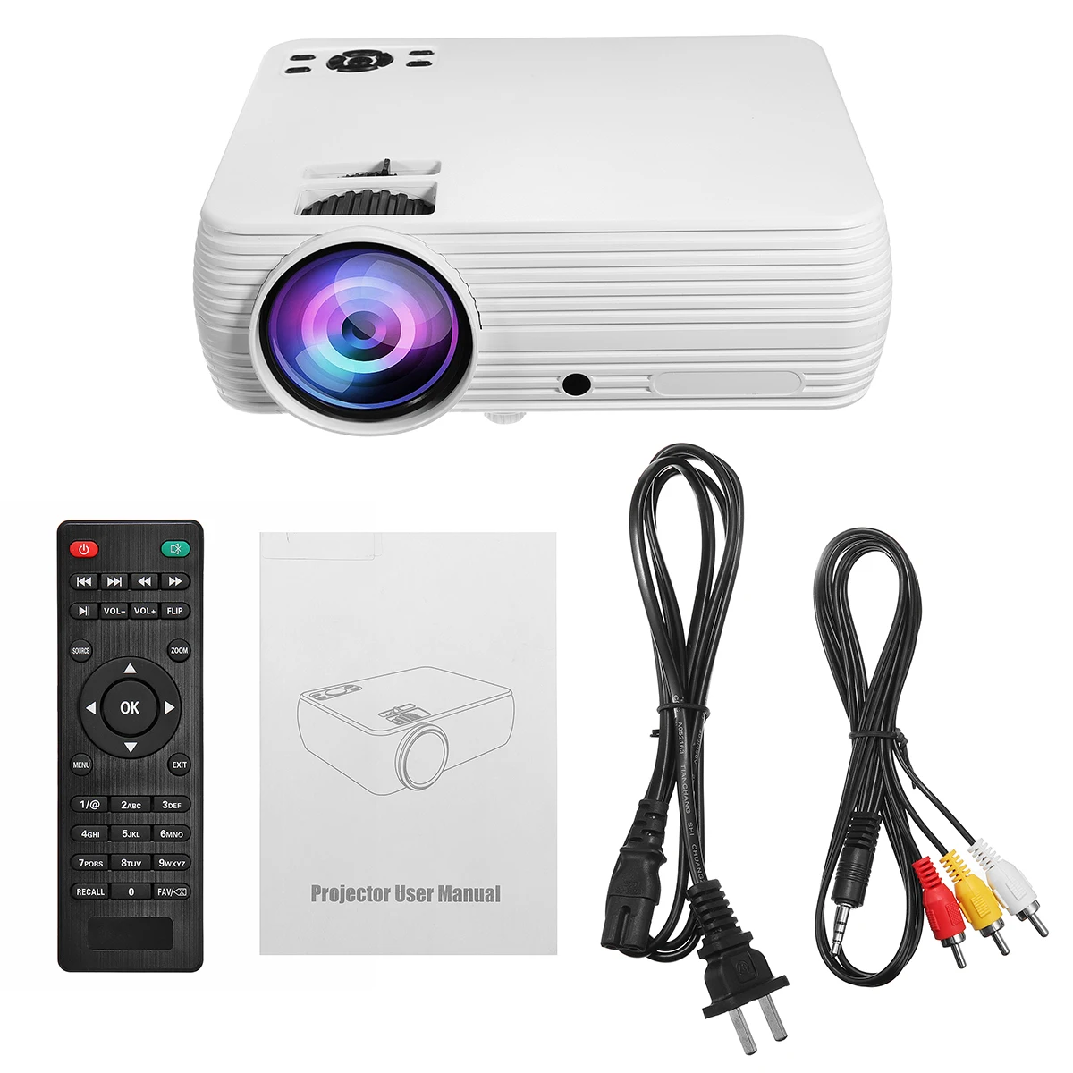 X5 Projector Home Cinema Theater Movie LED Proyector HD Projectors USB VGA HDMI AV TF Support 1080P 7000 Lumens X5 Projector Home Cinema Theater Movie LED Proyector HD Projectors USB VGA HDMI AV TF Support 1080P 7000 Lumens