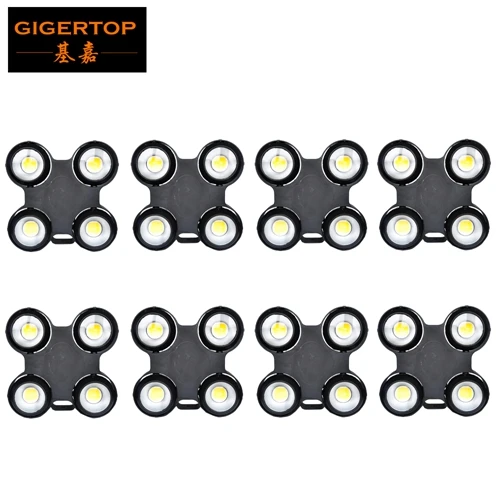 Gigertop Disount продаж 150 единиц 4x100 Вт 5600 К чистый белый Цвет Водонепроницаемый светодиодный свет аудитории 4IN1/ 6IN1 кофр опционально - Цвет: 8