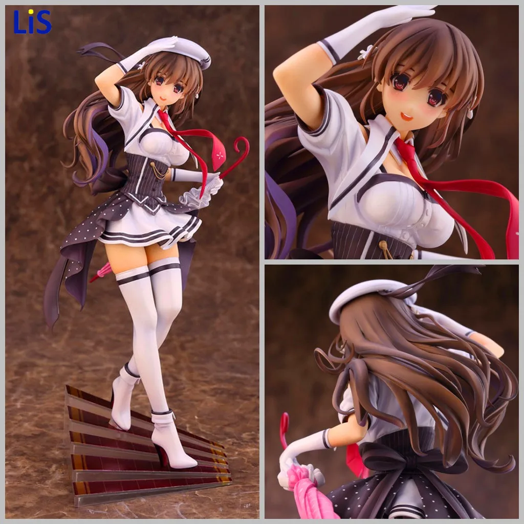 

CHUNITHM Haruna Mishima 1/7 Complete Cute Sexy Girl PVC Action Figure Doll Resin Collection Model Toy Doll Gifts