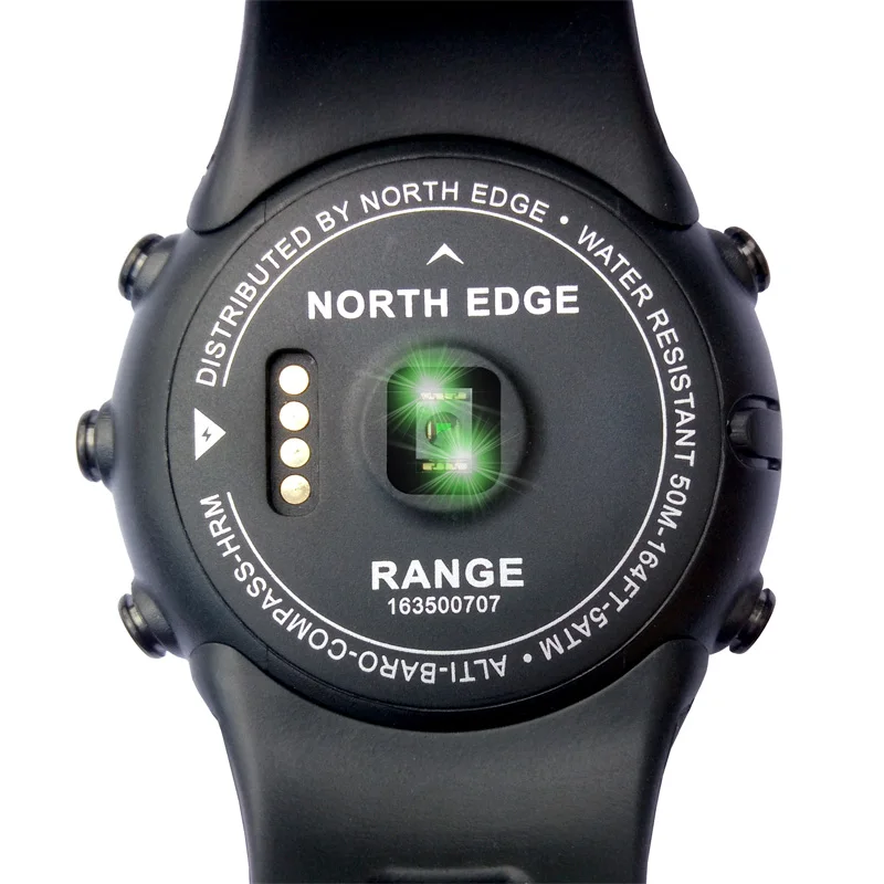 North Edge Men Sports Digital Watches Waterproof 50M Clock Gps Weather Altimeter Barometer Compass-5