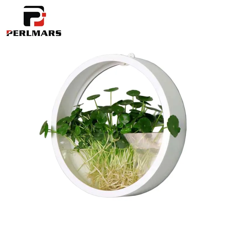 Brief Handmade Acrylic Wall Vase Living Room Modern Decoration Ornament