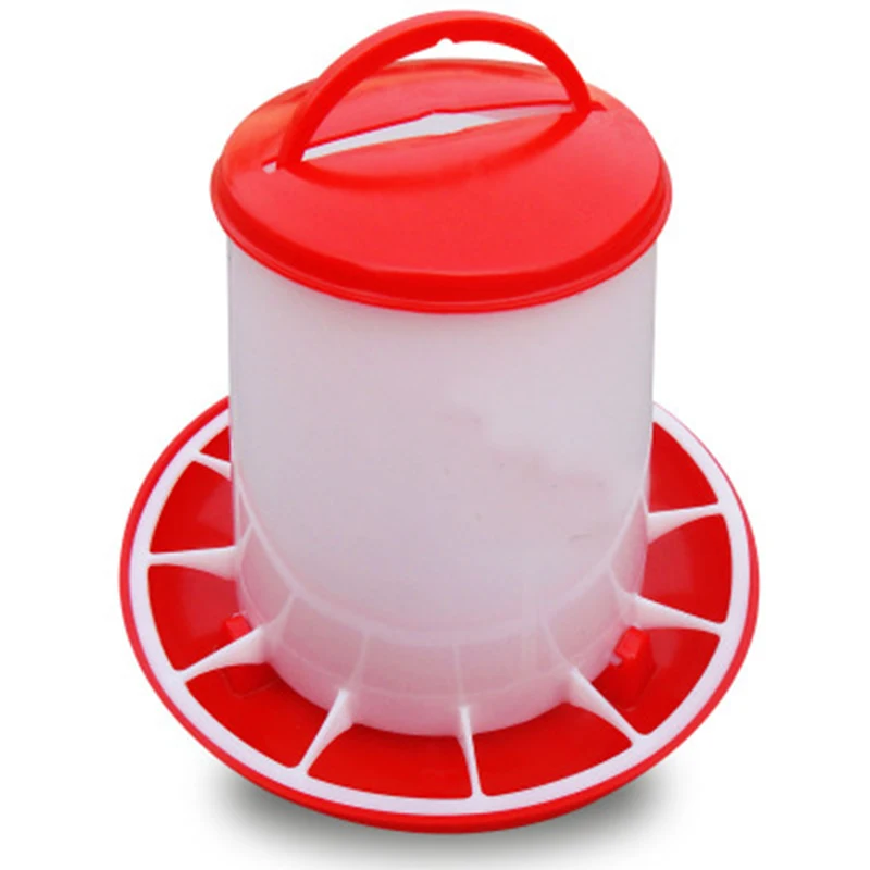 

Poultry Holder Dispenser Feeder Tool 1.5kg/3kg Accessory 1pc Chicken Hen Chook Eating Food Container Convenient Chicken Feeder