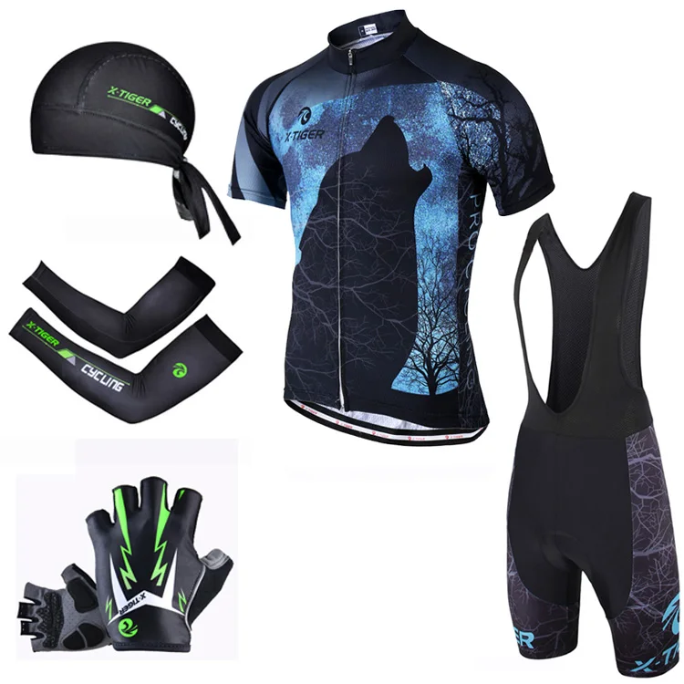 Pro X-Tiger шорты рукав гоночный велосипед одежда летняя одежда для велоспорта комплект велосипедная майка