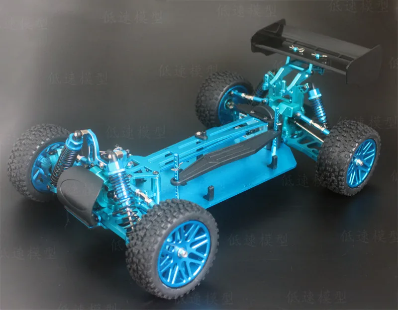 4WD HSP Rc автомобиль 1/10 масштабная модель электромобиль внедорожный Багги 94107 PRO металлический каркас игрушки