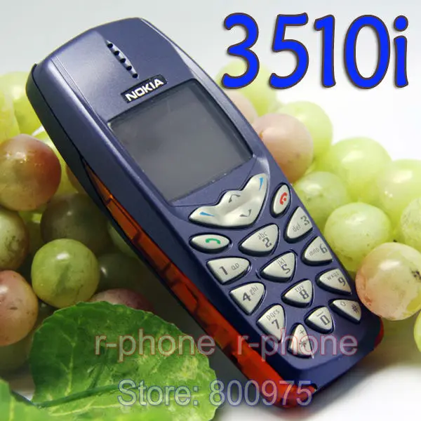 Nokia 3510i старый дешевый телефон Восстановленный NOKIA 3510i сотовый телефон разблокированный английская клавиатура
