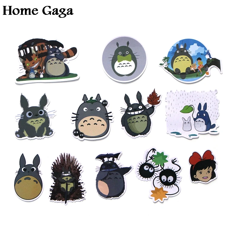 Homegaga 50 шт. Tonari no Totoro ПВХ водонепроницаемый мультфильм для скрапбукинга альбом багаж скейтборд телефон настенная гитарная наклейка D1386