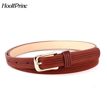 

Women Belt Cummerbunds Belts For Women Dress Apparel Lady Belt Waist Pu Leather Black Women's Belts & Cummerbunds Gold Buckle