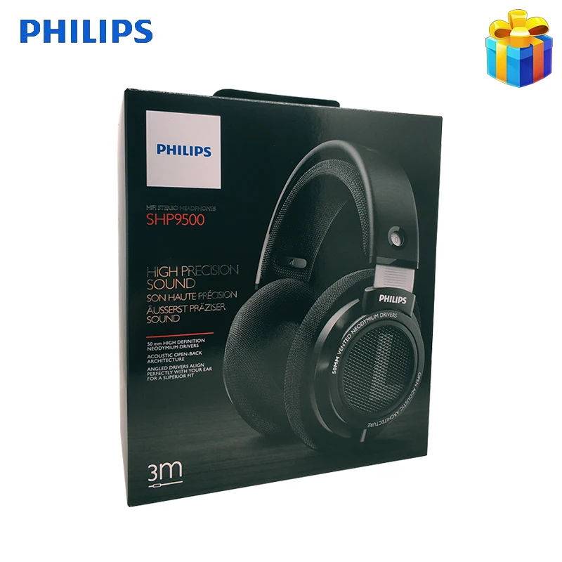 فيليبس SHP9500 الأصلي HIFI المهنية سماعات باس الصوت النيوديميوم السائقين  سماعة ل شاومي هواوي سامسونج|Earphones \u0026 Headphones| - AliExpress