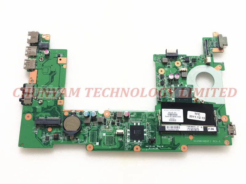 

650739-001 For HP mini 110 mini 210 series laptop motherboard DA0NM1MB6E1 REV:E N570 Mainboard 90Days Warranty 100% tested