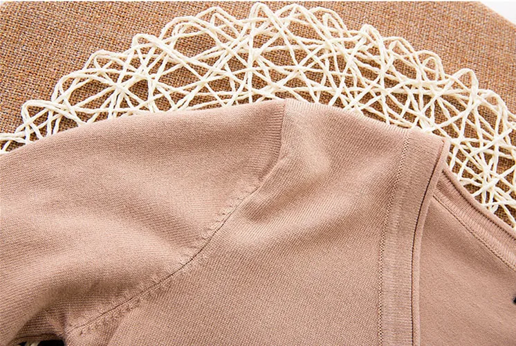 ARDLTME Knitting Cardigan Women Coat Solid 27 Color Spring and Autumn Fashion V-Neck Long Sleeve Croche Knit Sweater Coat Tops