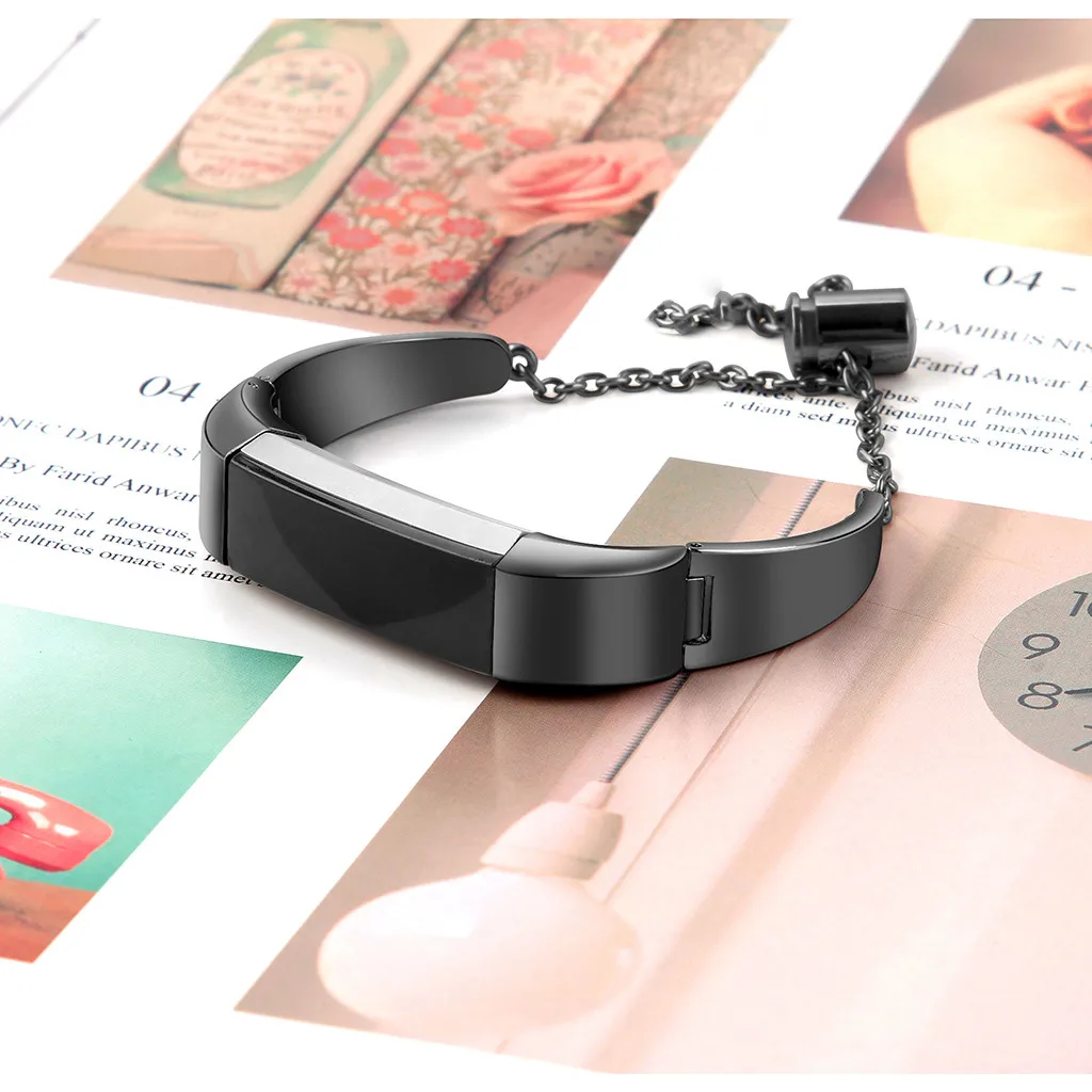 Модные роскошные женские ремешки для часов Fitbit Alta/Alta HR металлические наручные