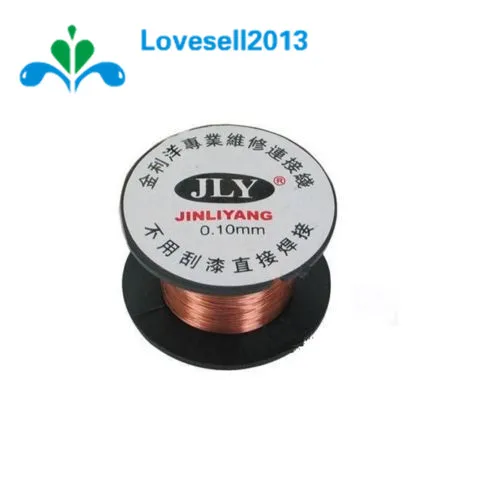 

10PCS 0.1MM Copper Solder Soldering welding phone repair PPA Enamelled Reel Wire