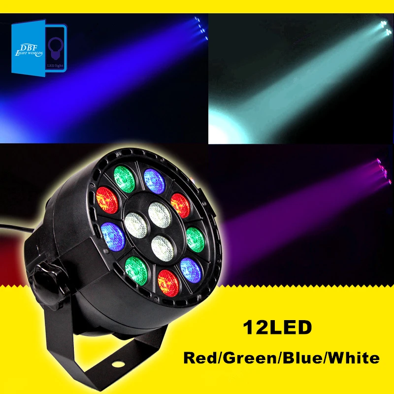 Low Prices [DBF]Professional DMX512 Disco Lamp stage light 12LEDs Par light luces discoteca laser projector dmx Controller for DJ Party KTV
