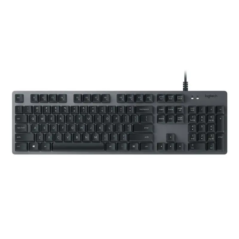 

Logitech K840 104 Keys USB Wired Romer-G Ergonomic Game Mechanical Full Sized Keyboard Windows XP/Vista/7/8/10 Desktop Laptop