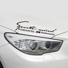 Aliauto Car-styling Sports Mind Produced By ///M Performance Power Car Sticker & Decal Accessories For BMW E46 E90 E39 E60 F30