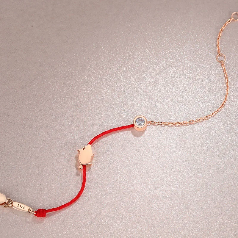 

Fashionable red rope Braided Bracelet lady's Bracelet Fashion Bracelet