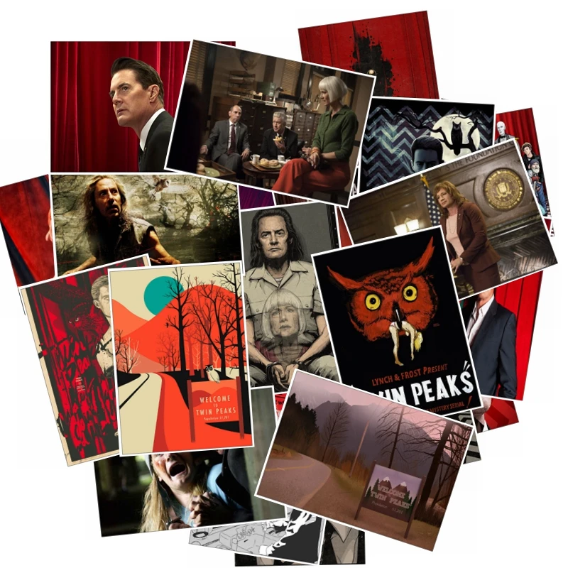 Стикер для телевизора Twin Peaks 25 шт. водонепроницаемый стикер гитары чемодана