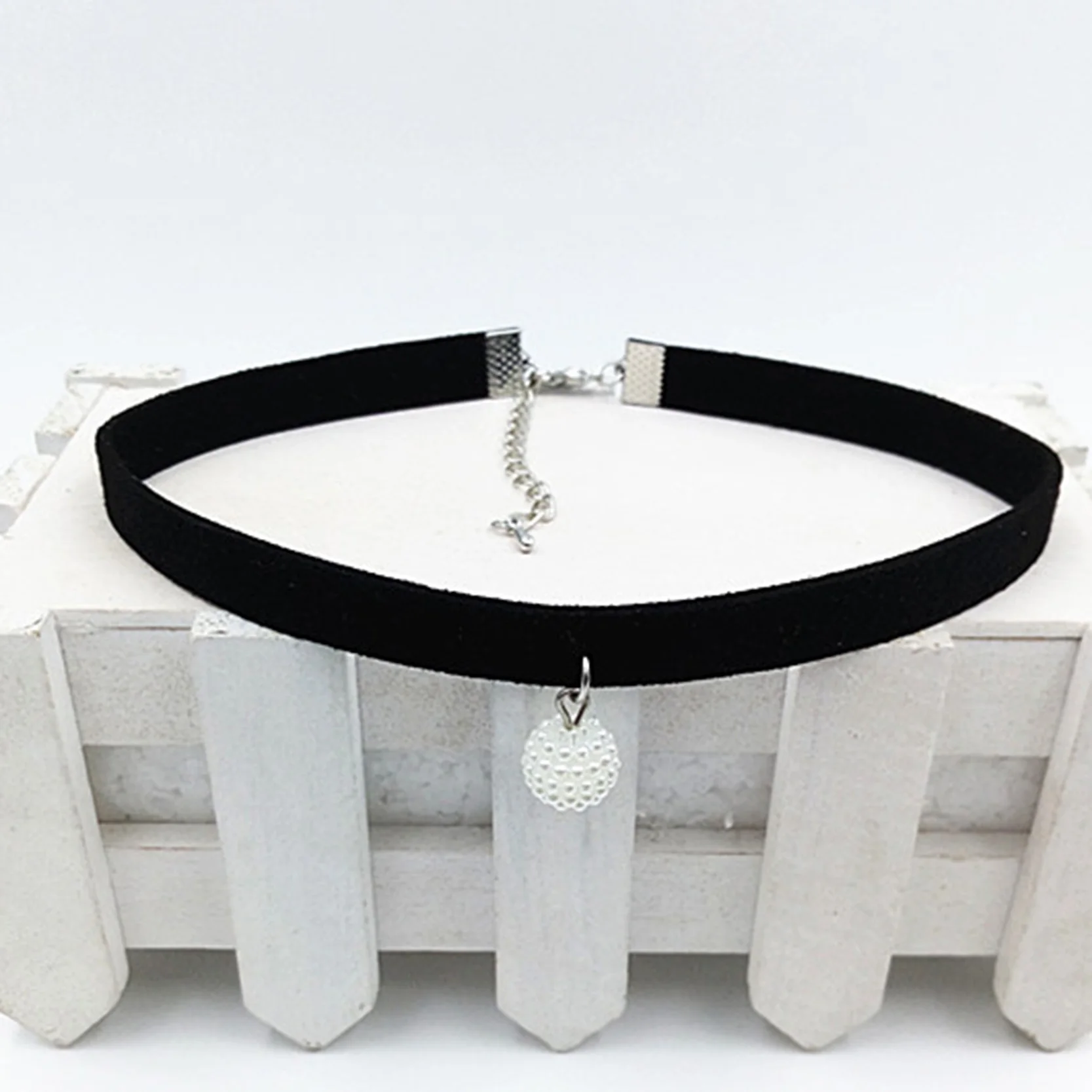 Manera de la Cuerda Negro Resina Colgante Gargantilla Collares Joyería Para Las Mujeres 2016 Más Nuevos