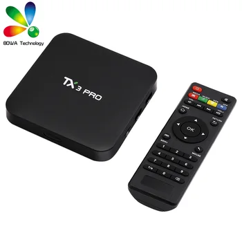 

TX3 PRO 5PCS/LOT Android 7.1 Amlogic S905W Quad Core Set-top Box RAM 1G 8G TV Box