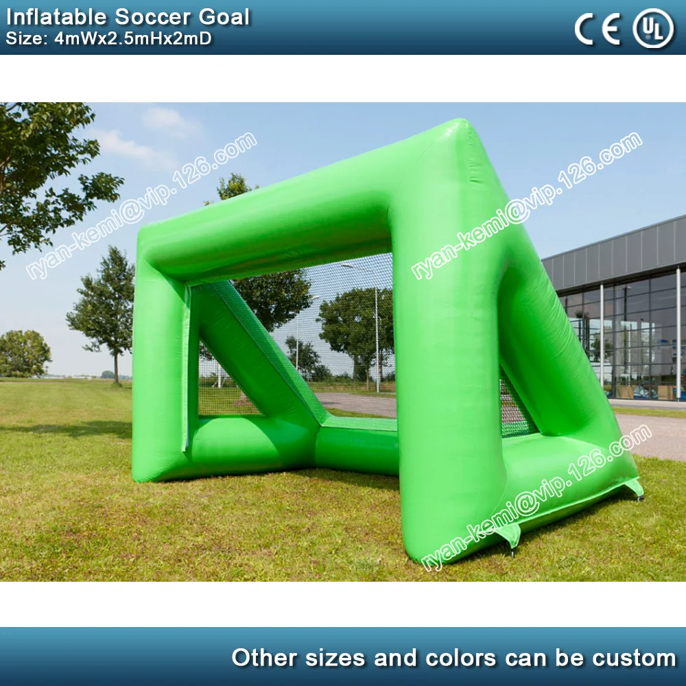 portable inflatable football shooting