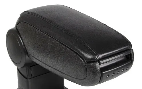 Для AUDI A4 B6/B7(2000-2008) автомобильный подлокотник, аксессуары для салона автомобиля автозапчасти центральный подлокотник консоль коробка подлокотник - Название цвета: Black Leather