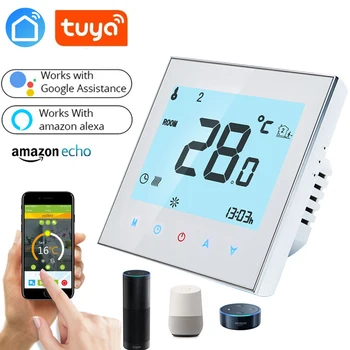 WiFi Thermostat Temperature Controller for Gas Boiler/Water/Electric floor Heating Water/support Google Home Alexa voice control 1