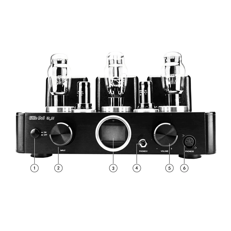 Усилитель для наушников Little Dot A1 6SH7 ES9038PRO DSD512 DAC|Усилители наушников| |