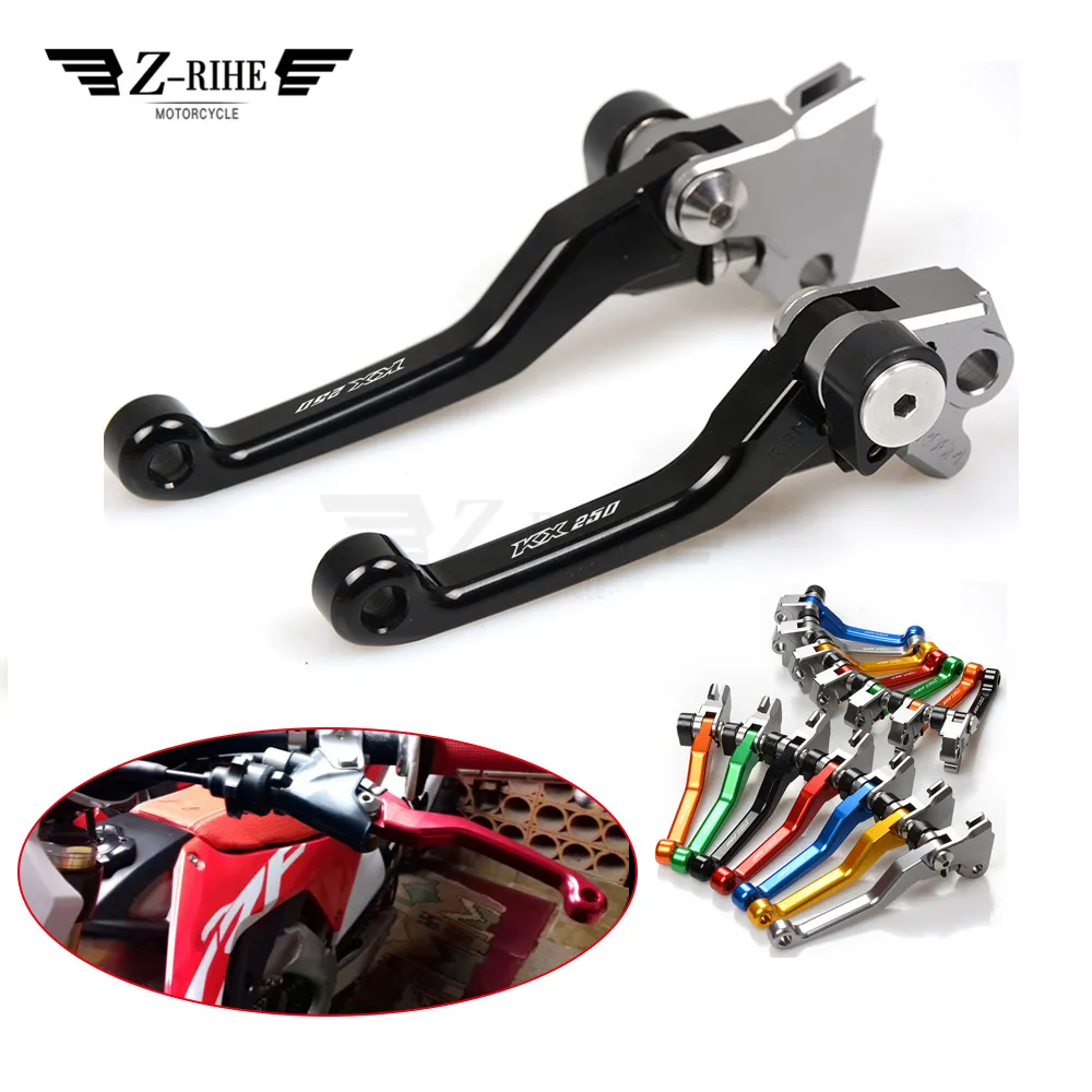 CNC Motorycle Brake Clutch Levers Dirt Bike Pivot Levers For Kawasaki