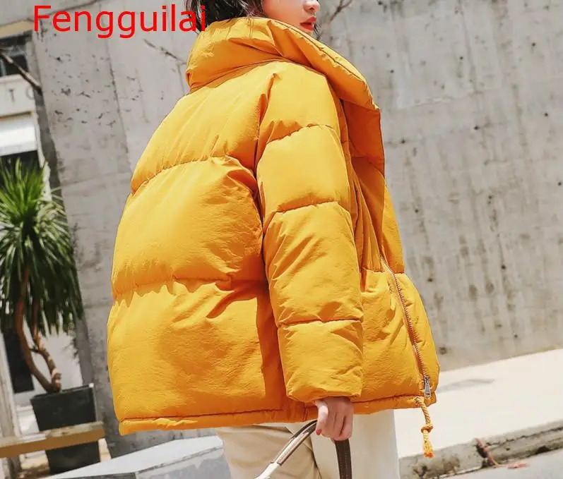 

Jacket 2019 Autumn Winter Women Parka Down Cotton Thicken Short Jacket Coat Long Sleeve Outerwear Ladies Tops Jacket
