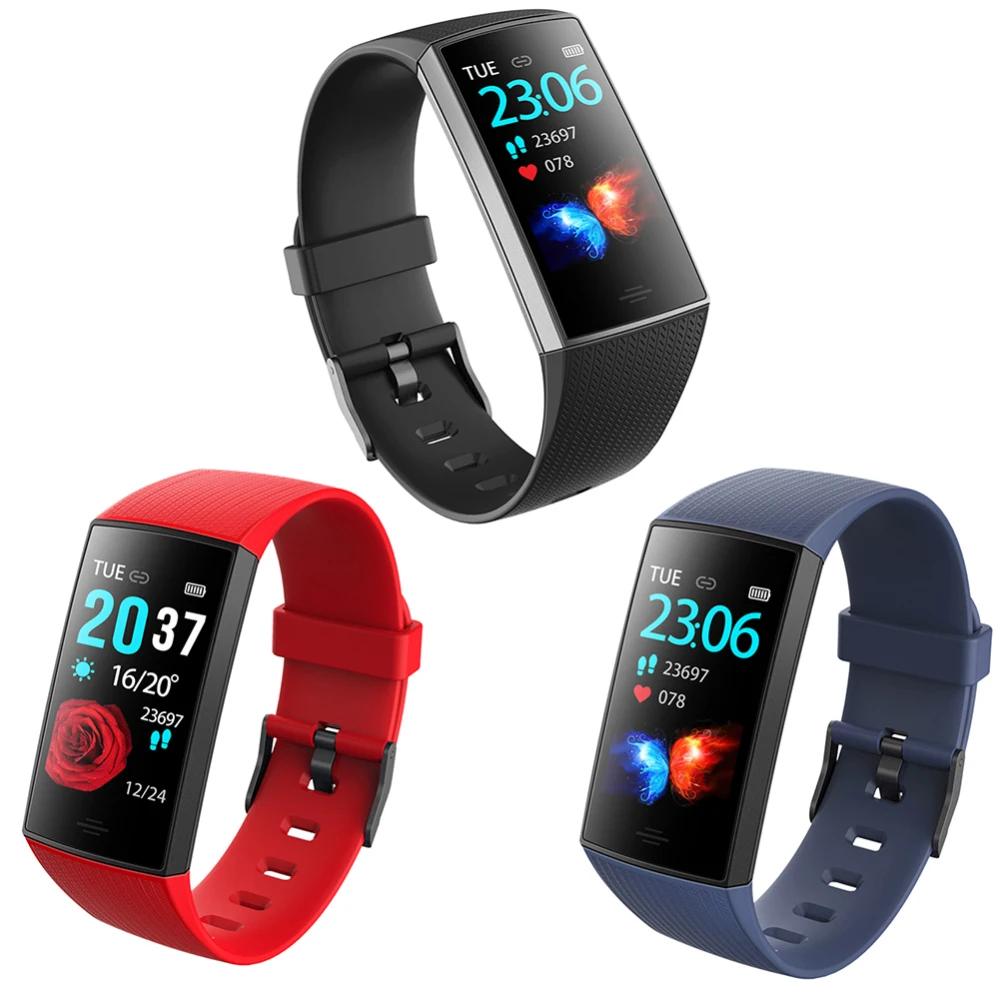 

IP67 Waterproof Sports Smart Bracelet Heart Rate Monitor Call Reminder Sleep Monitoring Blood Pressure Smart Wristband New