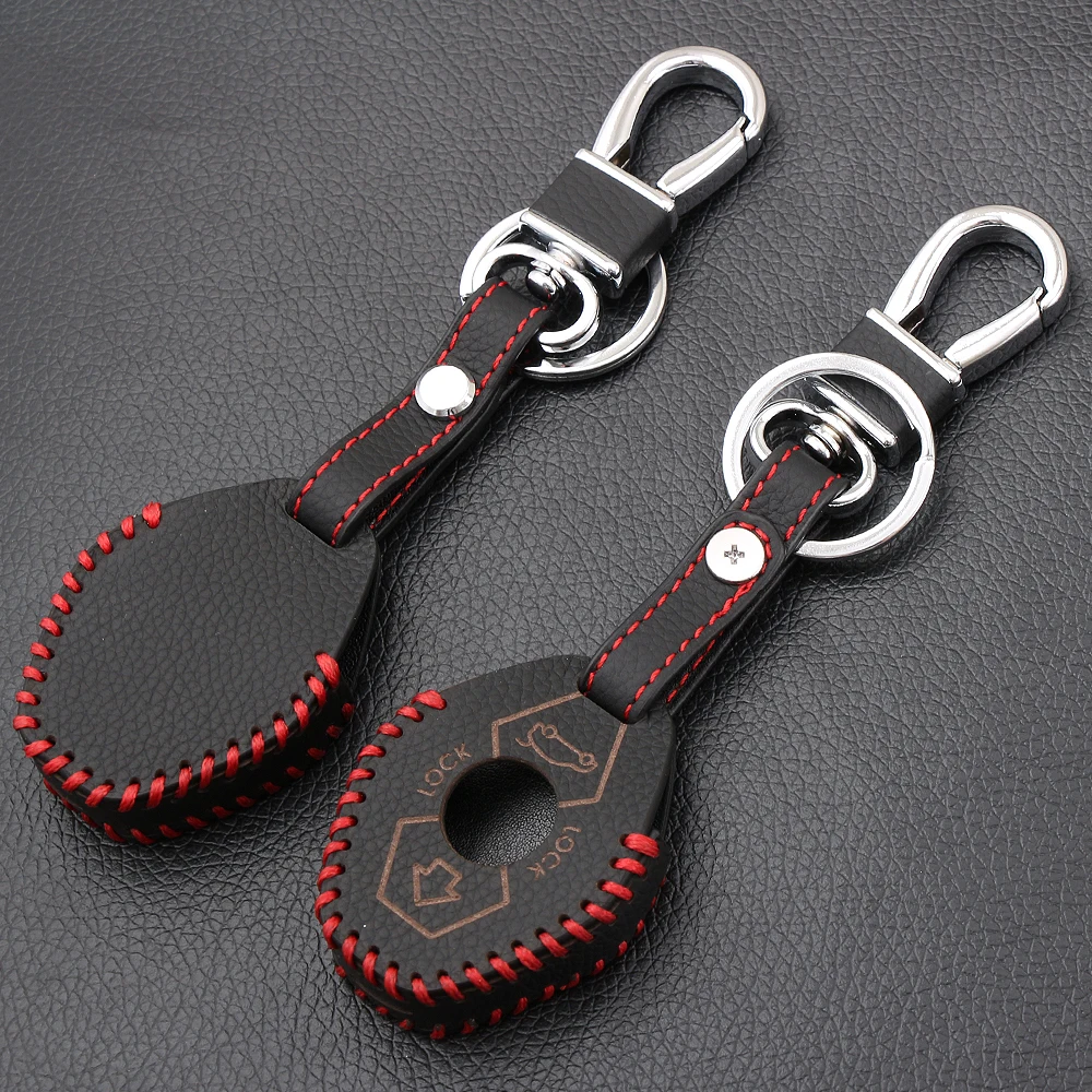 

2 BUTTON LEATHER KEY COVER FOR BMW X3 X5 Z3 Z4 3 5 7 SERIES E38 E39 E46 E83 M5 325i REMOTE FOB CASE HOLDER PROTECTOR