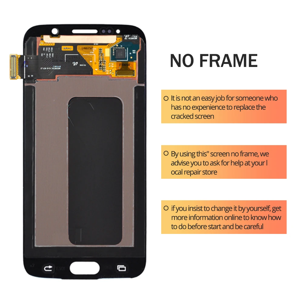 5 1 'Super AMOLED LCD S6 G920 G920F дисплей 100% протестированный сенсорный экран в сборе Замена