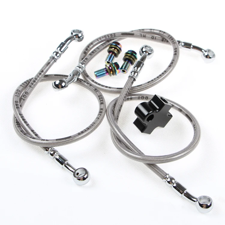 

Hydraulic Brake Hose Pipe Tee Coupling Fitting Adapter Connector 3way ATV Bike
