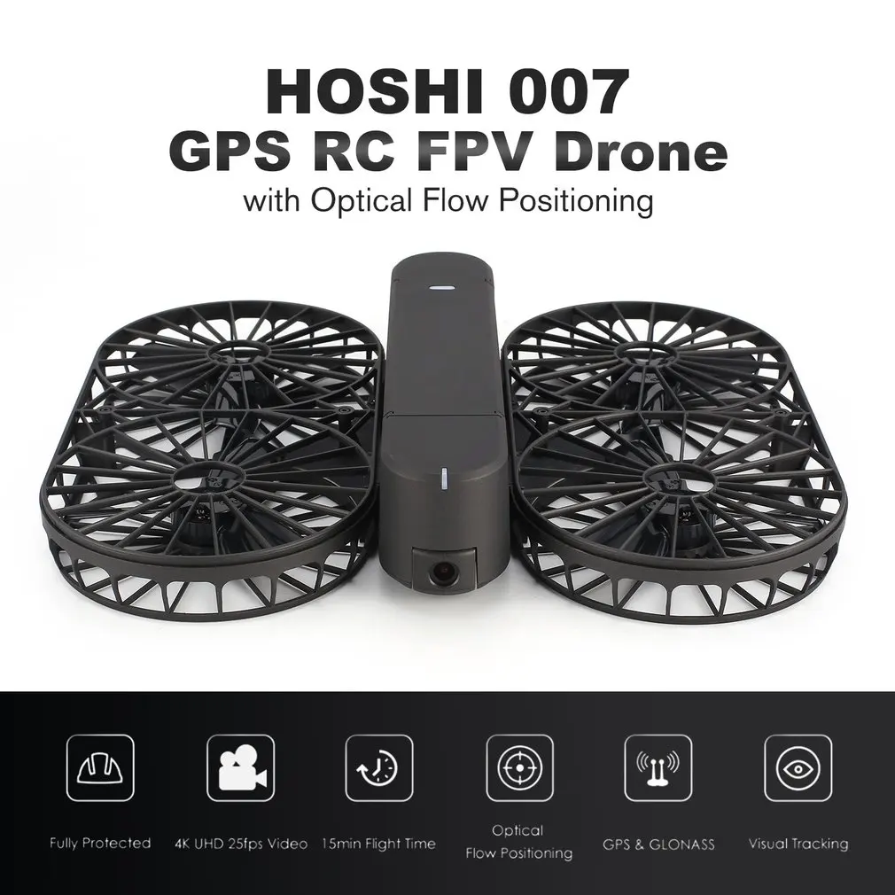  Hot Simtoo HOSHI 007 Pro Selfie Drone 4K Wifi FPV Foldable GPS RC Drone Quadcopter with Optical Flo