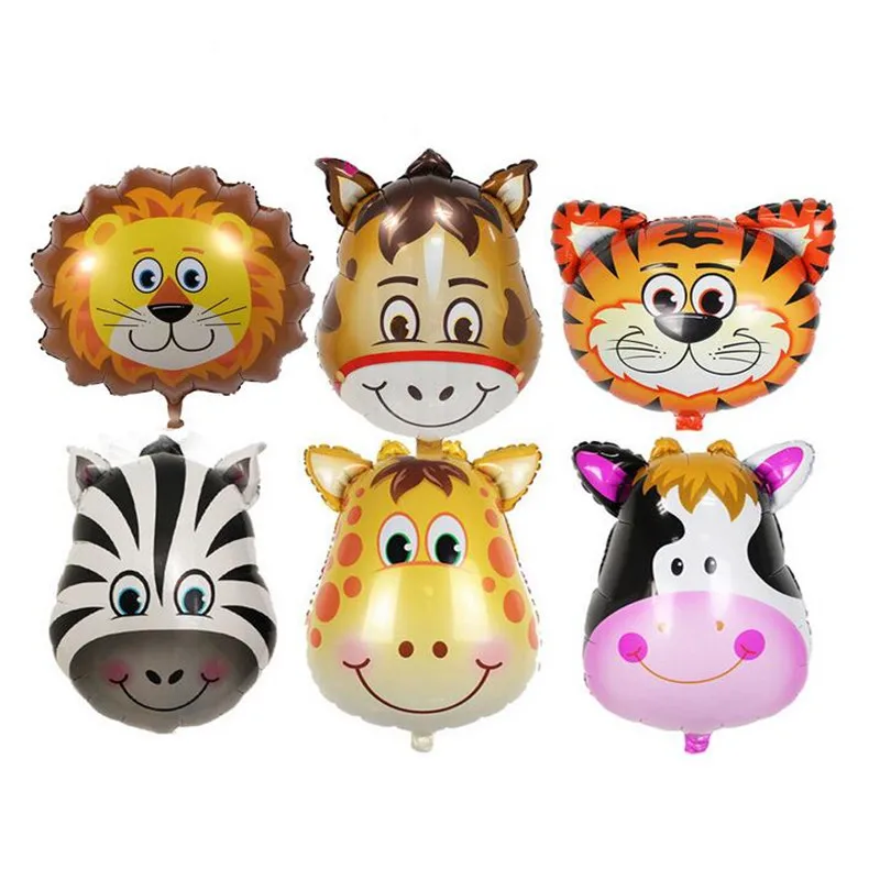 

1pc Animal Balloons Jungle Party Decorations Foil Animal Balloon Birthday Party Decor Kids Gift