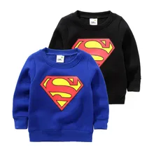 2016 hoodies children super man kids hoodies boys fleece warm pullover sweatshirt kids hoodies boys hoodie