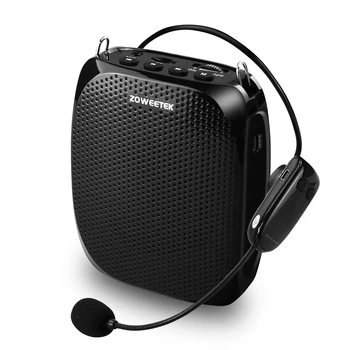 

10pcs Zoweetek Voice Amplifier Ultra Wireless Microphone Portable UHF Mini Audio loudspeaker USB For Teachers Tour Guide ZW615
