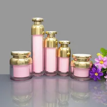 Косметический контейнер пустая бутылка, Упаковочная бутылка акриловый комплект бутылка эмульсия многоразовая банка крем банка 30 г 50 г 15 мл 30 мл 50 мл