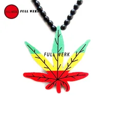 Деревянный кленовый лист зеркало заднего вида висячая подвеска вышитый бисером кулон для Аксессуары для декорирования машины