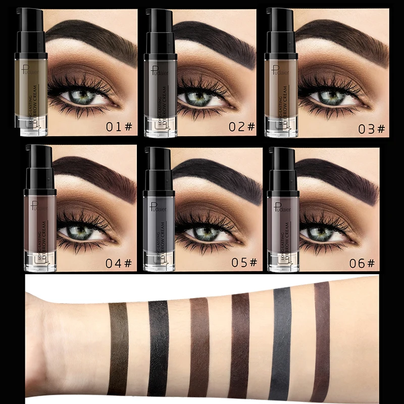 

Eye Brow Tint Cosmetics Long Lasting Eyebrow Enhancer Brown Black Eyebrow Gel Makeup Eye Shadow & Liner Combination